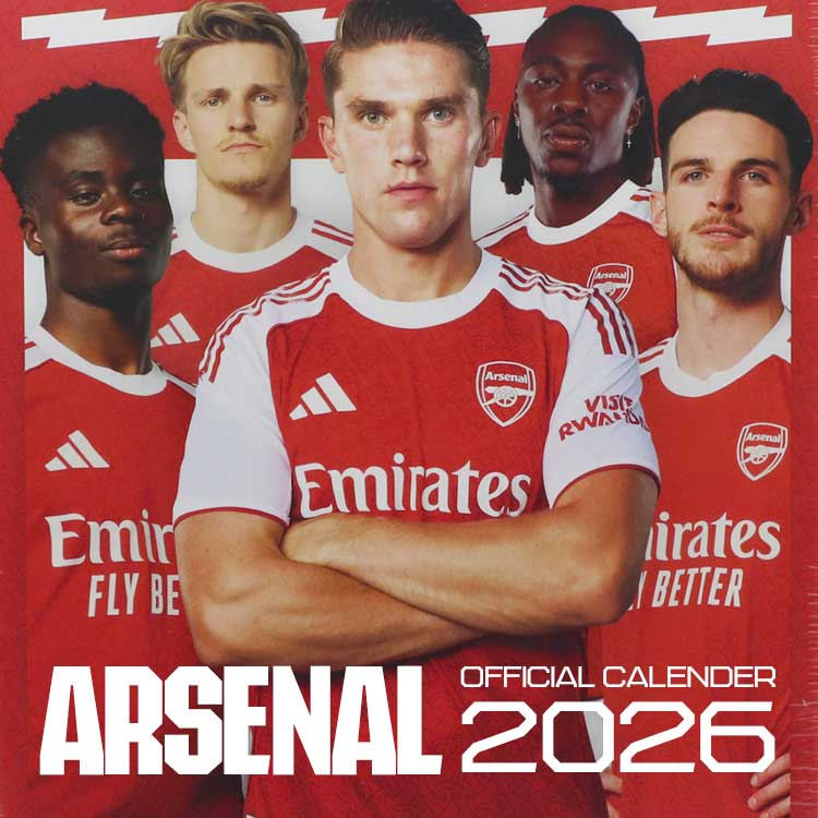 アーセナルと駆け抜ける 2026年カレンダー – EURO SPORTS ONLINE STORE