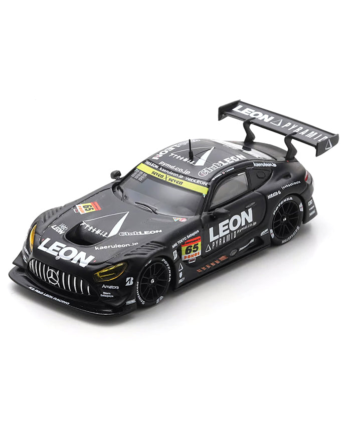 ミニカー LEON AMG No.65 SUPER GT 2018Champion Car LEON PYRAMID AMG K2 R&D LEON RACING No.65 蒲生尚弥 / 菅波冬悟