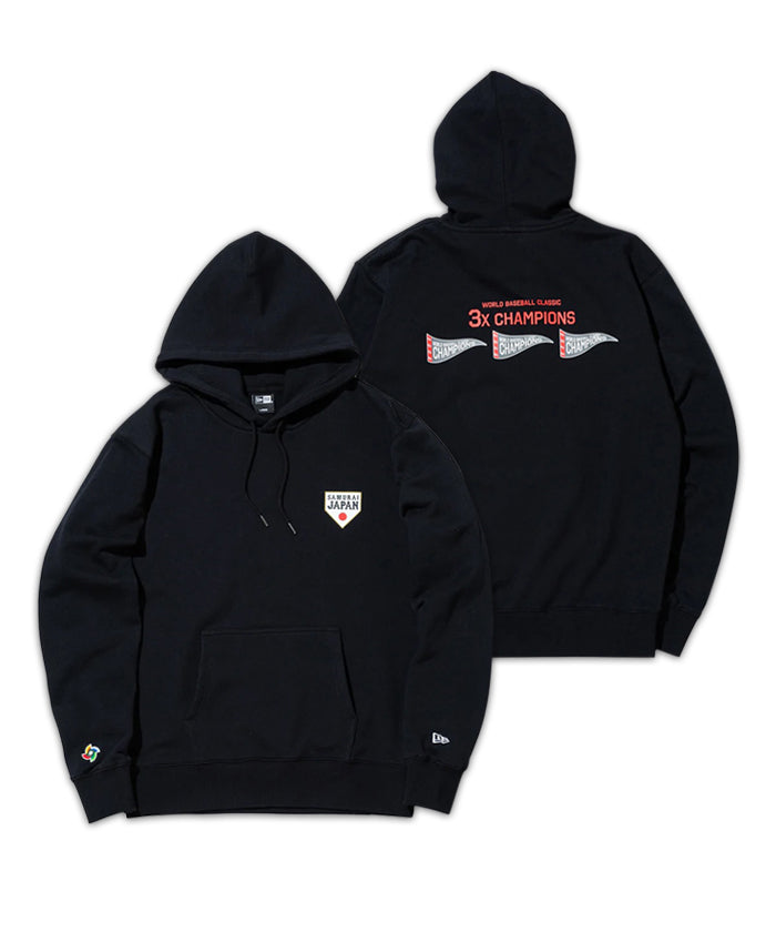 WBC JAPAN／NewEra 裏毛 スウェット プルオーバー フーディー World