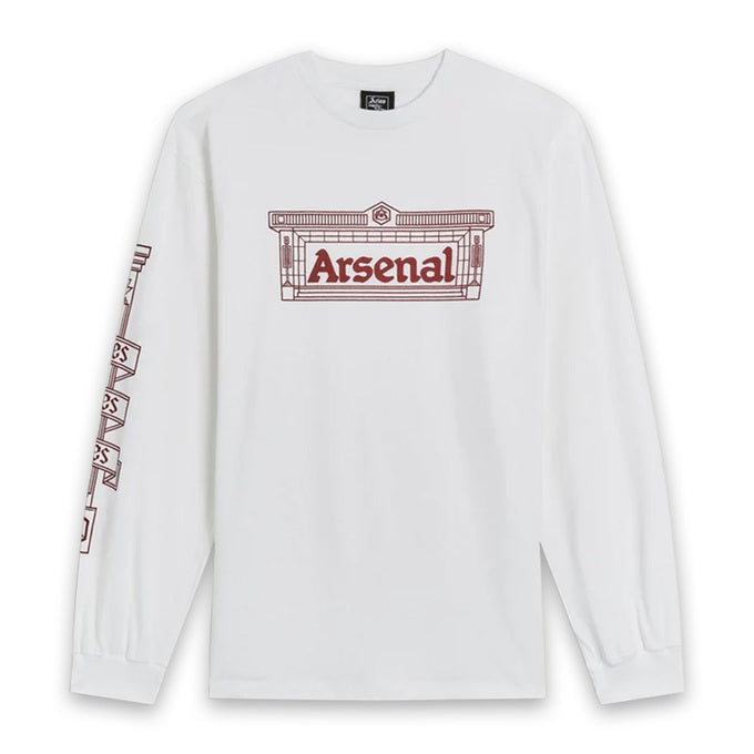 【新品海外Mサイズ】アーセナル ハイバリー 長袖 Tシャツ アーセナル × アリーズ ロングスリーブ Tシャツ ハイベリー テンプル