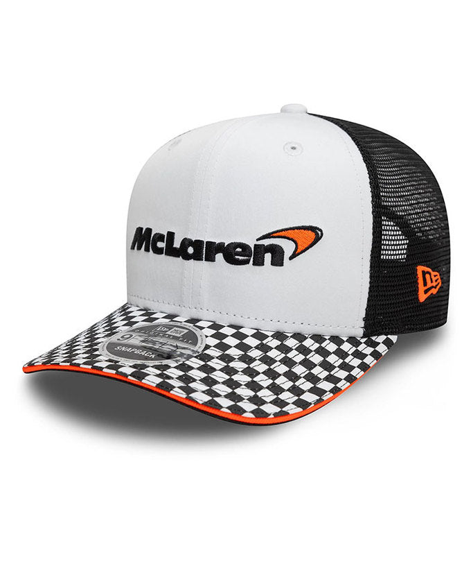 マクラーレン F1 チーム NewEra 9FIFTY チェッカー バイザー キャップ