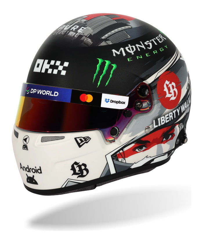 ランド・ノリス 2025年 日本GP マクラーレン ヘルメット by BELL 1/2