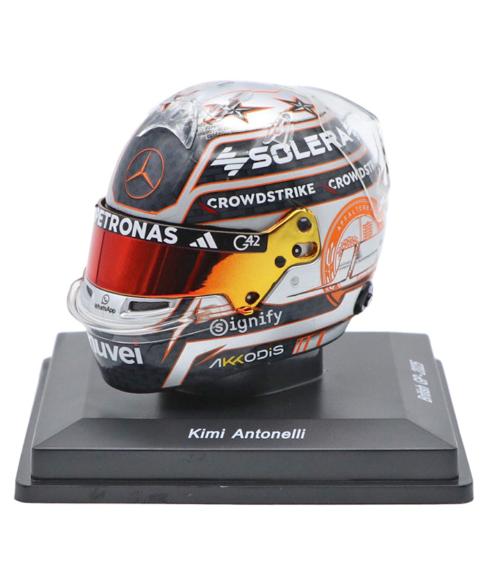 キミ・アントネッリ 2025年 イギリスGP メルセデス ヘルメット by
