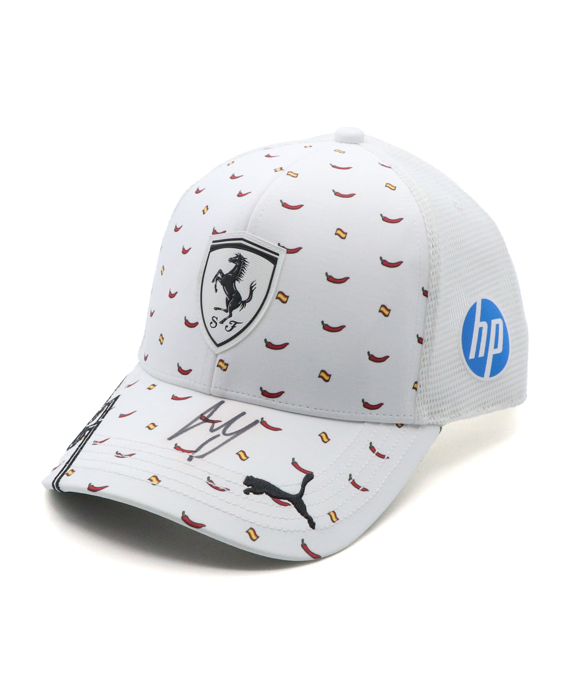 カルロス・サインツ 直筆サイン入り スクーデリア フェラーリ HP