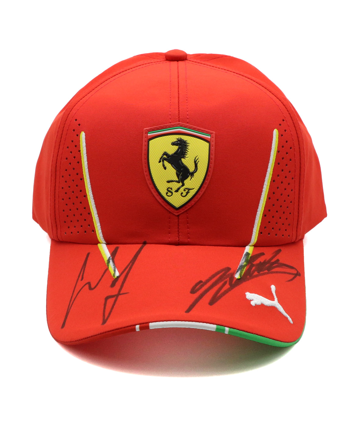 ルクレール＆サインツ 直筆サイン入り スクーデリア フェラーリ チーム