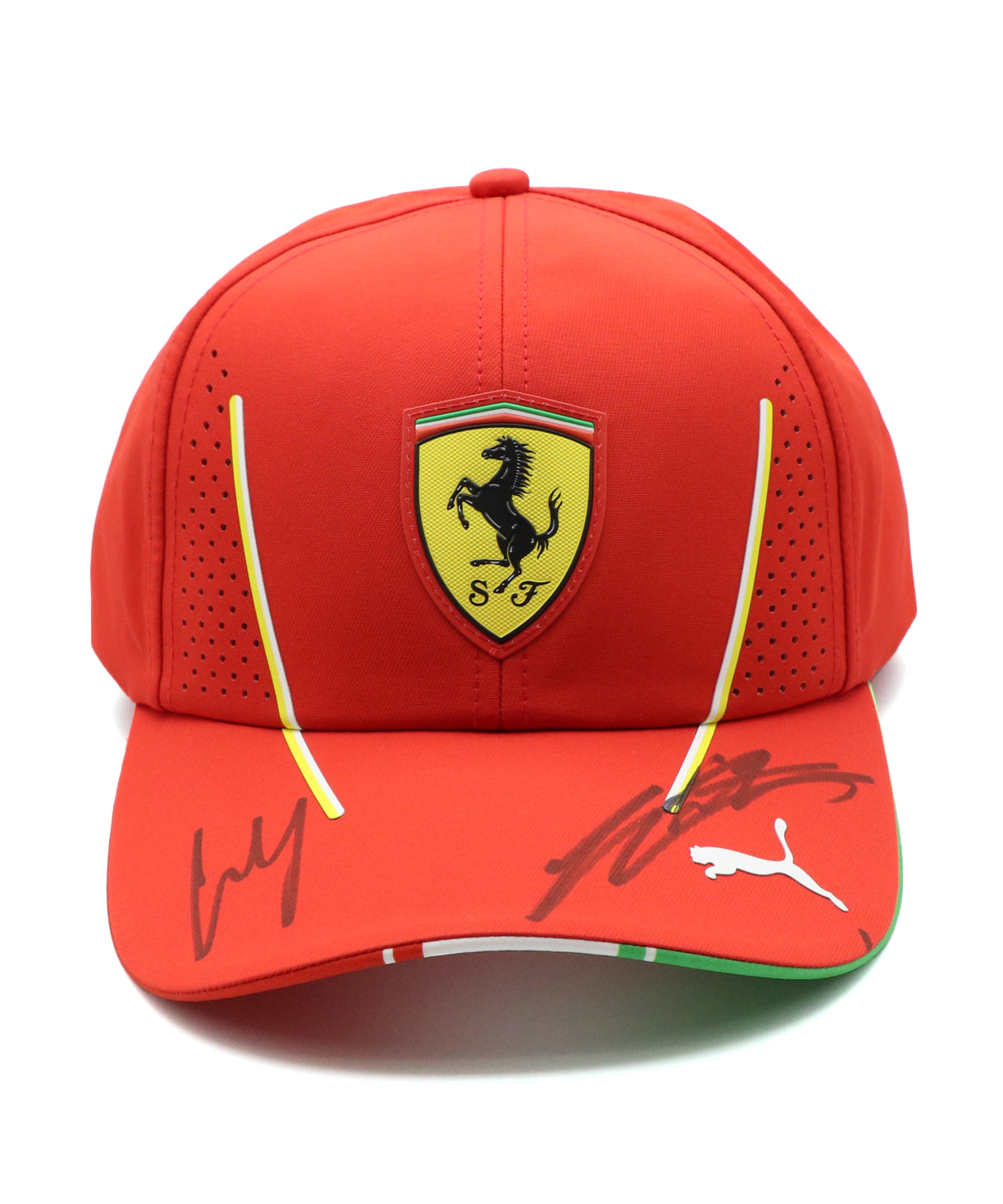 ルクレール＆サインツ 直筆サイン入り スクーデリア フェラーリ チーム