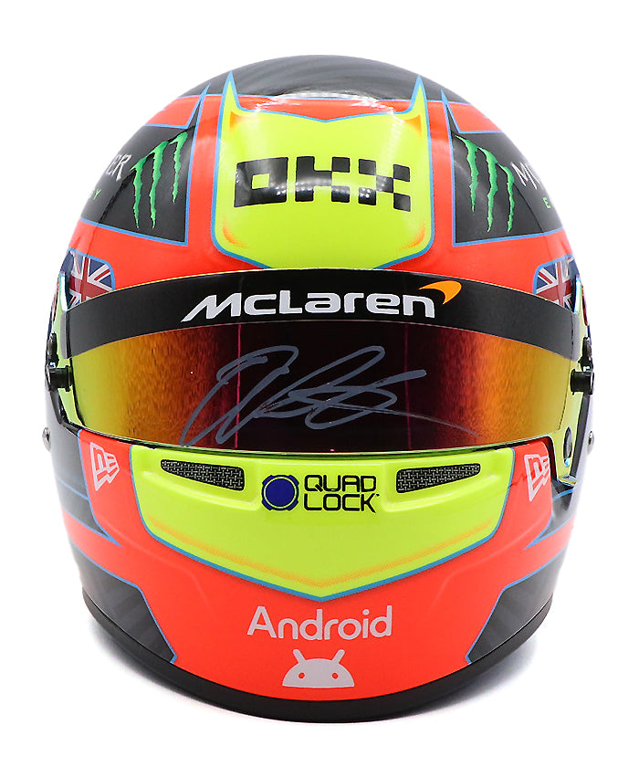 手描き伊万里柄ヘルメット！レア度満点 オスカー・ピアストリ 直筆サイン入り 2025年 マクラーレン ヘルメット