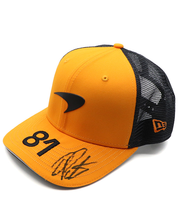 オスカー様 オスカー・ピアストリ直筆サイン入り マクラーレン ドライバーキャップ