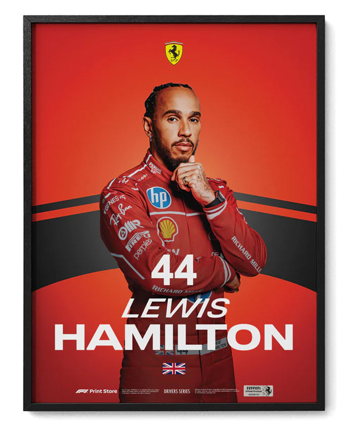 ルイス・ハミルトン スクーデリア フェラーリ HP ポスター 2025年