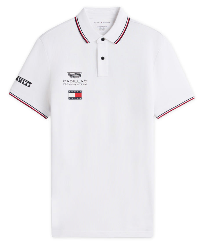 キャデラック F1 チーム ポロシャツ ホワイト 2026 – EURO SPORTS