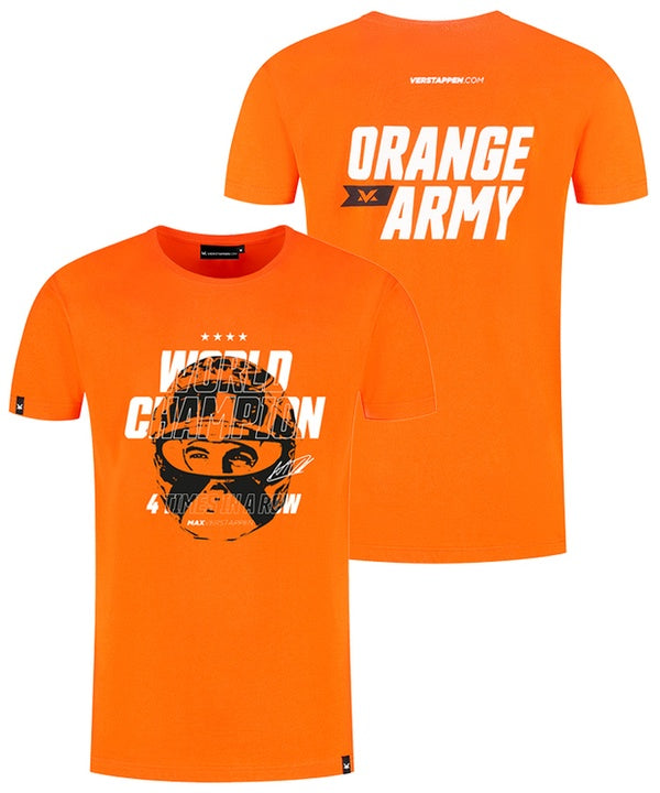 それでも世界が続くなら エンドロールタイムアウト 廃盤 ドイツオレンジ 会場限定 マックス・フェルスタッペン オレンジ アーミー Tシャツ 2025年 – EURO