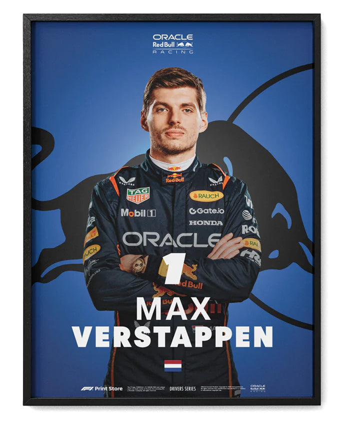 マックス・フェルスタッペン オラクルレッドブルレーシング ポスター