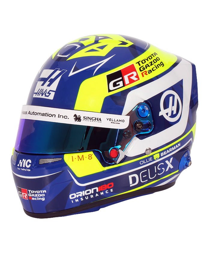 オリバー・ベアマン 2026年 TGR ハース F1 チーム ヘルメット by BELL