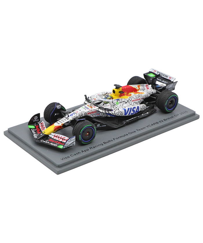 VISA CASH APP RB F1 VCARB02 アイザック・ハジャー 2025年 イギリスGP