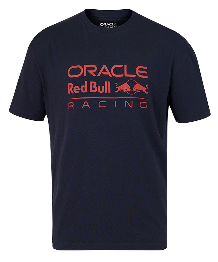 テーラーメイド ゴルフ オラクル レッドブル レーシング 半袖 Tシャツ オラクルレッドブルレーシング FW ロゴ リラックスTシャツ ネイビー