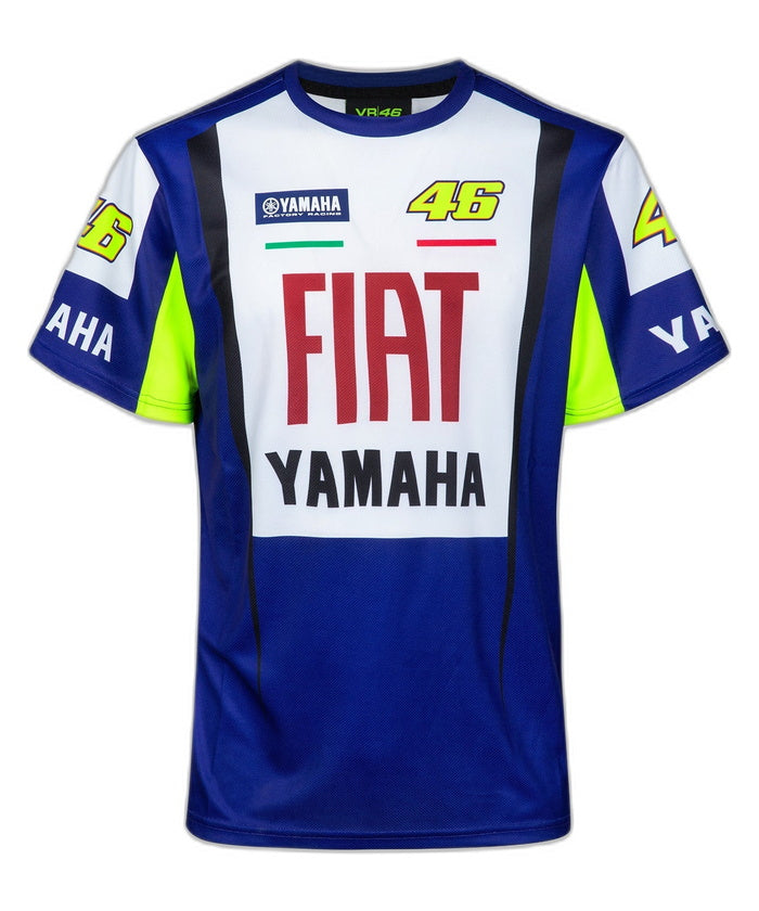 バレンティーノ・ロッシ YAMAHA ヘリテージ 46 Fiat Yamaha Tシャツ
