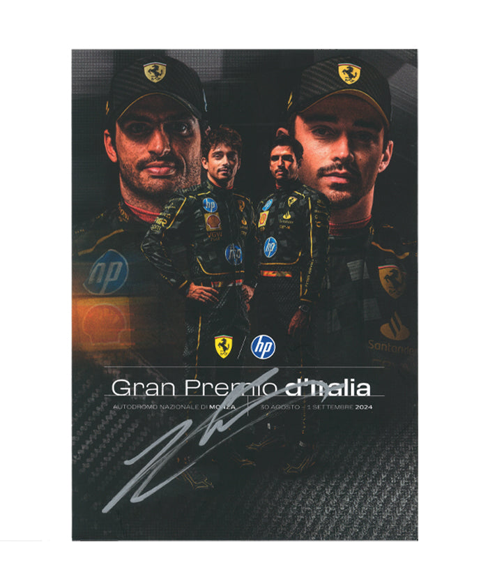 ★直筆サインあり★2025年シャルル・ルクレール（フェラーリ）ドライバーズカード C.ルクレール 直筆サイン入 2025フェラーリ ドライバーズカード(額装品