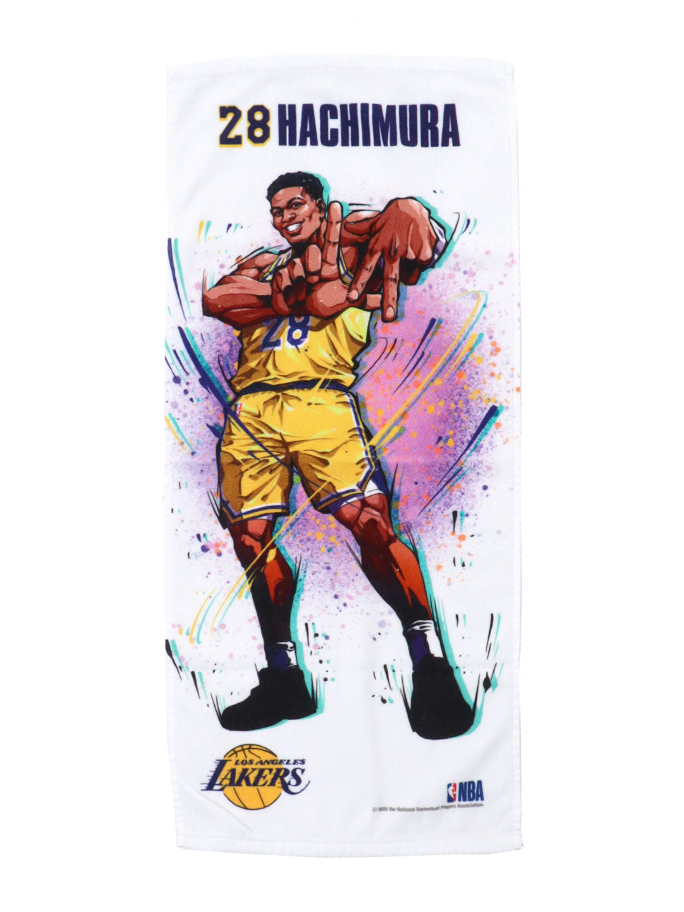 NBA ロサンゼルス·レイカーズ／八村塁 イラストフェイスタオル – EURO