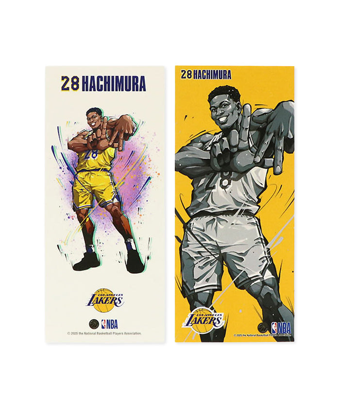 NBA ロサンゼルス·レイカーズ／八村塁 イラストステッカーセット