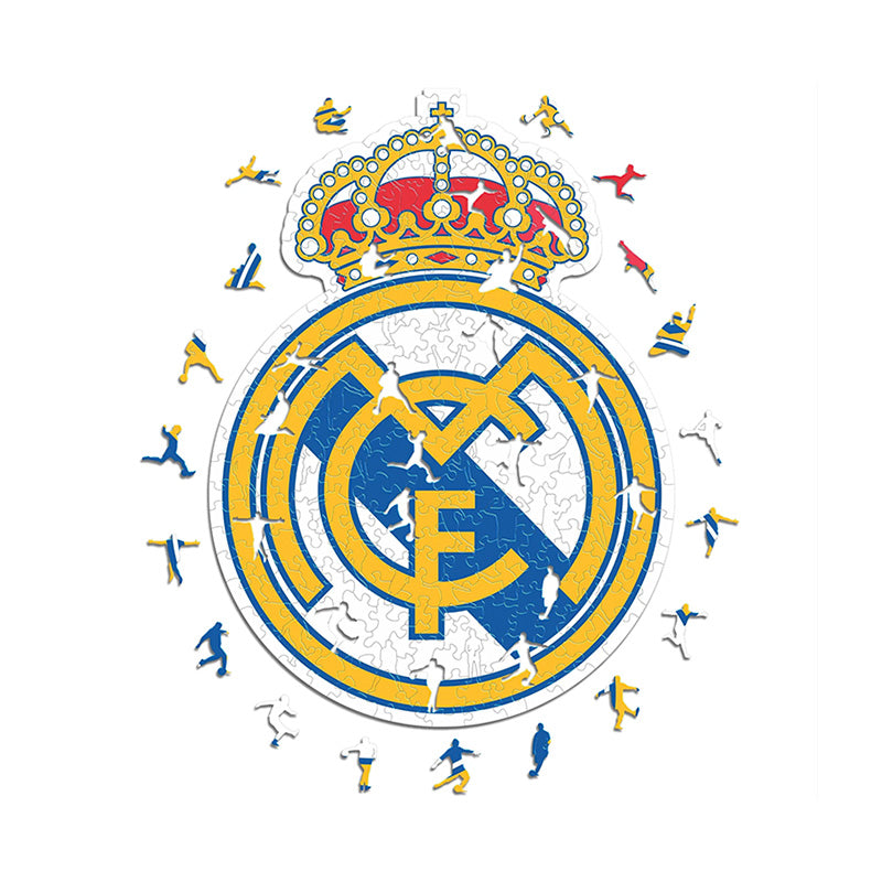 レアル・マドリード ロゴ レアル マドリード ロゴ ウッドパズル M – EURO SPORTS ONLINE STORE