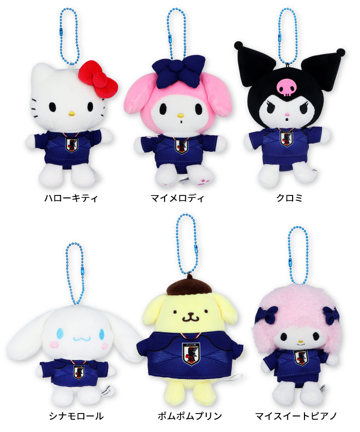 サンリオ キャラクターズ サッカー日本代表Ver. ぬいぐるみマスコット