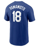 MLB 山本由伸  / ロサンゼルス･ドジャース ワールドシリーズ 2025年 優勝記念 ネーム&ナンバー Tシャツ