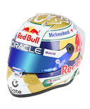 マックス・フェルスタッペン 別注 2025年 ブラジルGP オラクル レッドブルレーシング ヘルメット by シューベルト 1/2スケール