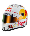 角田裕毅 オフィシャル 別注 2025年 シンガポールGP レッドブルレーシング ヘルメット by シューベルト 1/2スケール