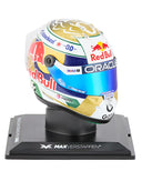 マックス・フェルスタッペン 別注 2025年 ブラジルGP オラクル レッドブルレーシング ヘルメット by シューベルト 1/4スケール