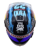 角田裕毅 別注 角田裕毅 2024年 ベルギーGP 『VALORANT』VCARB ヘルメット by Arai 1/2スケール