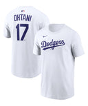 MLB 大谷翔平 / ロサンゼルス･ドジャース NIKE ネーム&ナンバー Tシャツ Dodgers WHT