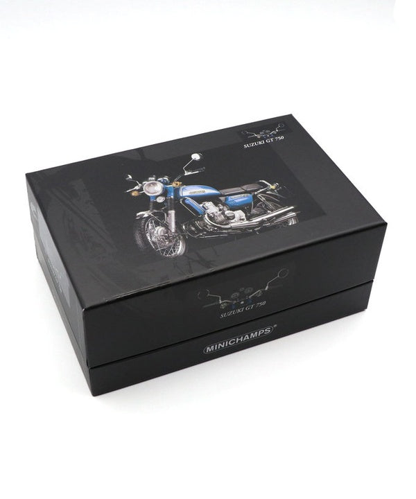 スズキ GT 750 1972年 ブルーメタリック by ミニチャンプス 1/12