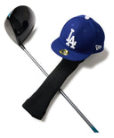 MLB ロサンゼルス·ドジャース／ヘッドカバー  ダークロイヤル × ホワイト ドライバー用