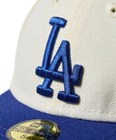 MLB ロサンゼルス·ドジャース／ヘッドカバー  クロームホワイト×ダークロイヤル フェアウェイウッド用