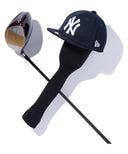 MLB ニューヨーク·ヤンキース／ヘッドカバー  ネイビー×ホワイト ドライバー用