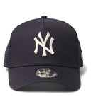 MLB ニューヨーク･ヤンキース / NewEra 9FORTY A-Frame トラッカー エンブレム メッシュ