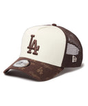 MLB ロサンゼルス･ドジャース / NewEra 9FORTY A-Frame トラッカー ジャカード BRN