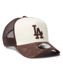 MLB ロサンゼルス･ドジャース / NewEra 9FORTY A-Frame トラッカー ジャカード BRN