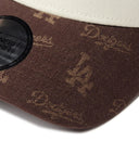 MLB ロサンゼルス･ドジャース / NewEra 9FORTY A-Frame トラッカー ジャカード BRN