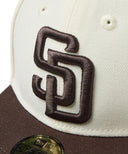 MLB サンディエゴ·パドレス／ヘッドカバー  フェアウェイウッド用 クローム×バーントウッド