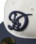 MLB ロサンゼルス·ドジャース／ヘッドカバー  フェアウェイウッド用 アイボリー×ネイビー