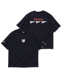 WBC JAPAN／NewEra 半袖 ウォッシュドコットン Tシャツ SAMURAI フラッグロゴ