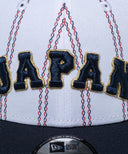 WBC JAPAN／NewEra 9FORTY APANロゴ MUSO STRIPE ホワイト ネイビー