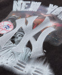 MLB ニューヨーク・ヤンキース NewEra FLAME ウォッシュド Tシャツ ブラック