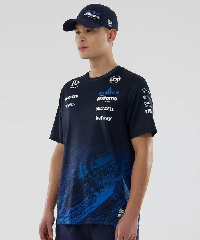 アトラシアン ウィリアムズ F1 チーム NewEra チーム テックTシャツ