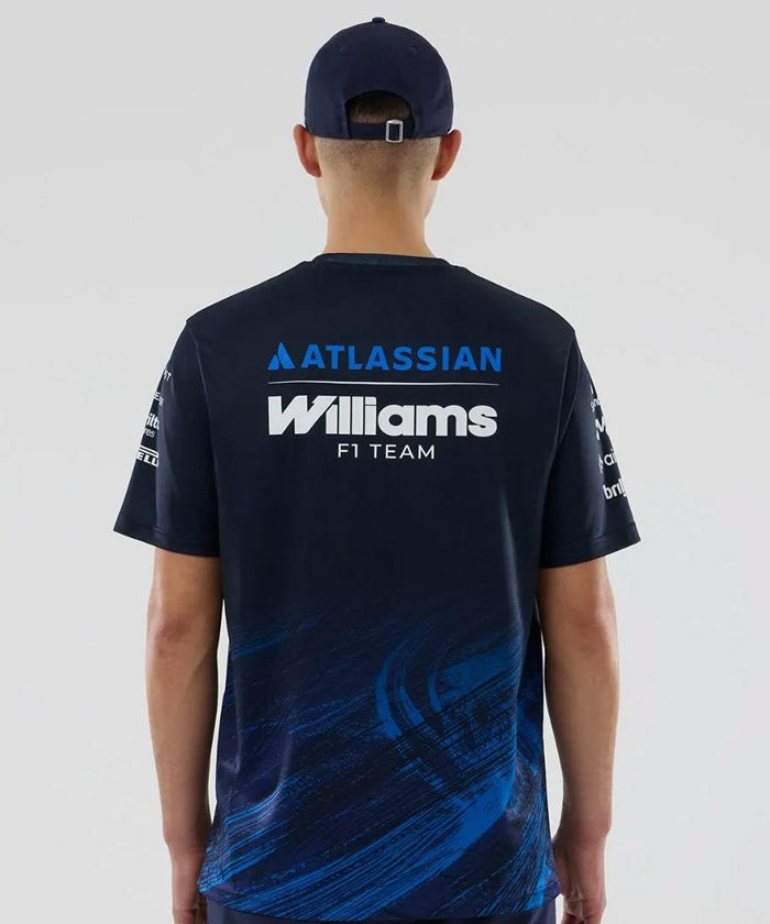 アトラシアン ウィリアムズ F1 チーム NewEra チーム テックTシャツ