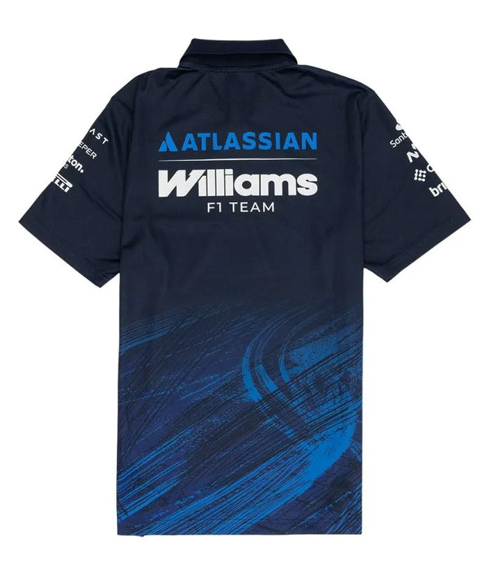 2024 ウィリアムズ F1 チーム支給品ポロシャツ　Mサイズ 非売品 アトラシアン ウィリアムズ F1チーム NewEra チーム テックポロシャツ