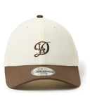 MLB ロサンゼルス・ドジャース NewEra 9FORTY シティコネクト 2トーン キャップ  クロームホワイト/ウォルナット