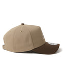 NBA ロサンゼルス・レイカーズ NewEra 9FORTY Aフレーム ブリティッシュカーキ/ウォルナット