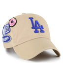 MLB ロサンゼルス･ドジャース '47 (フォーティーセブン) CLEAN UP BADGE キャップ カーキ